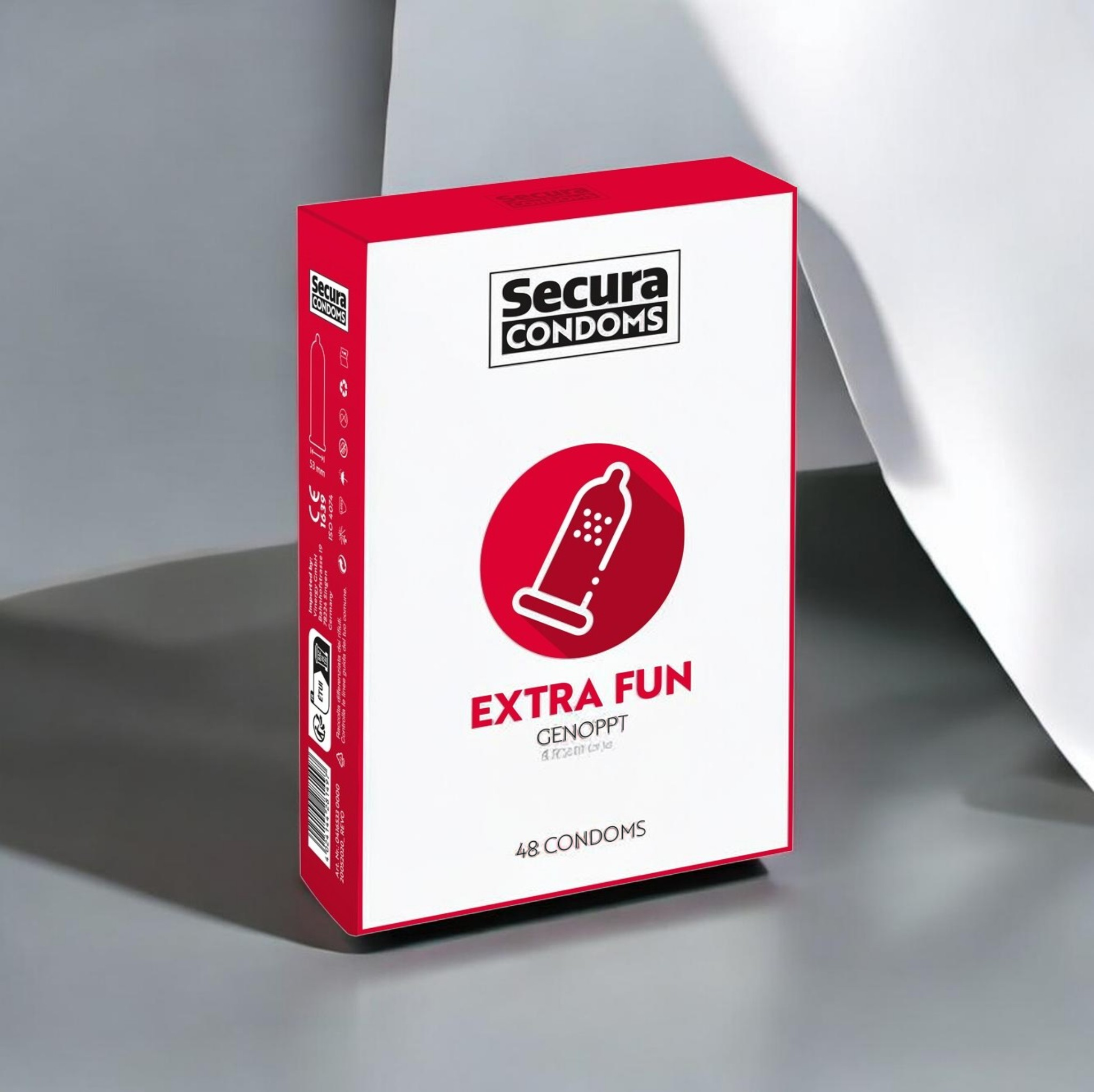 Secura Condoms 48 Pack Extra Fun