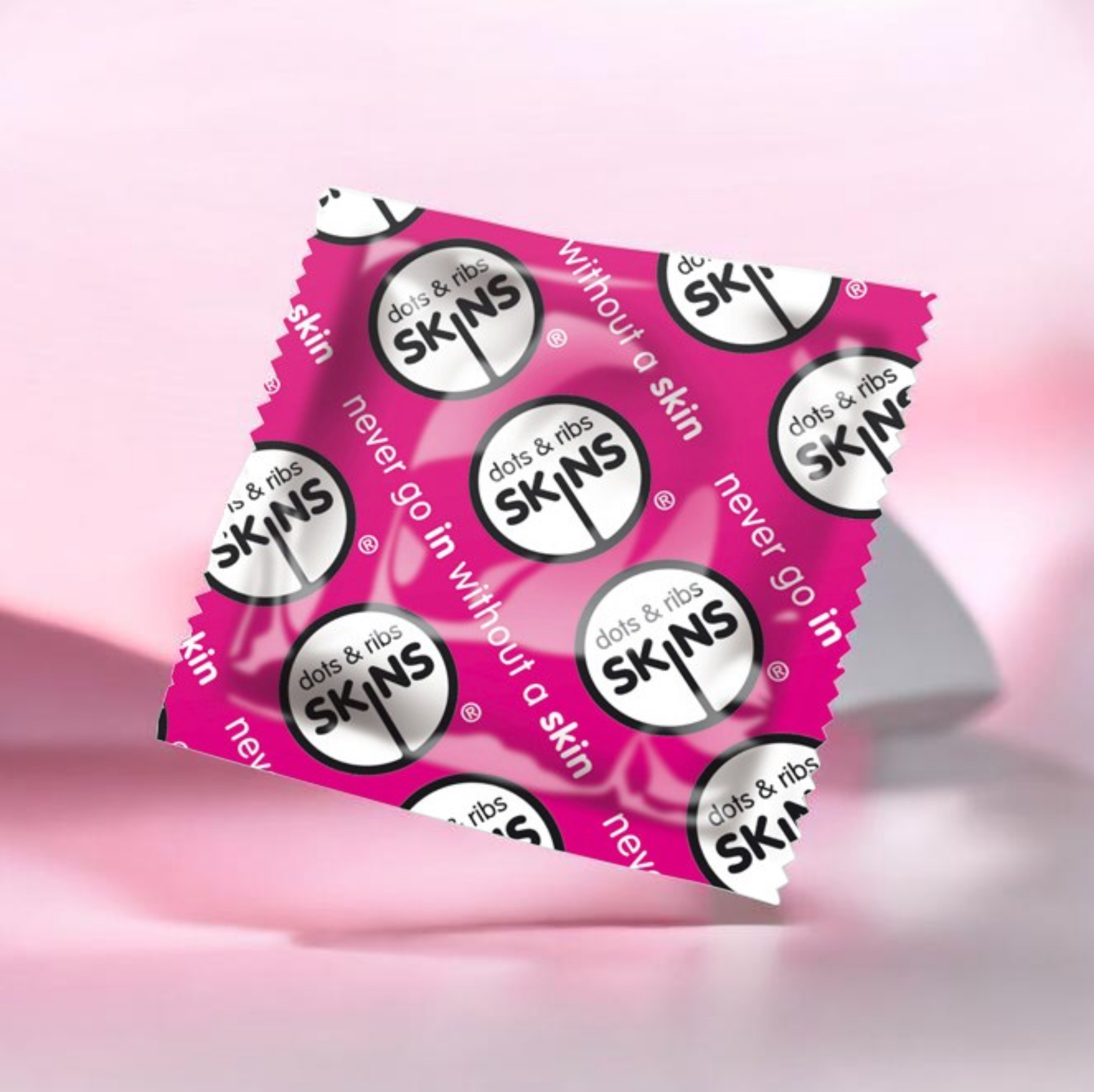 Skins Condoms Dots And Ribs x50 (Pink)
